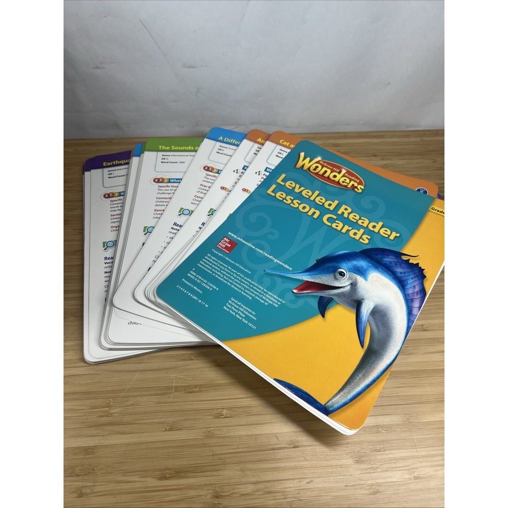 Reading Wonder Leveled Reader Lesson Cards Grade 2 - Picture 2 of 2